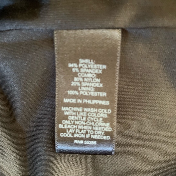 Express, Blk Long Sleeved Dress, Part Sheer Top L - Picture 4 of 4